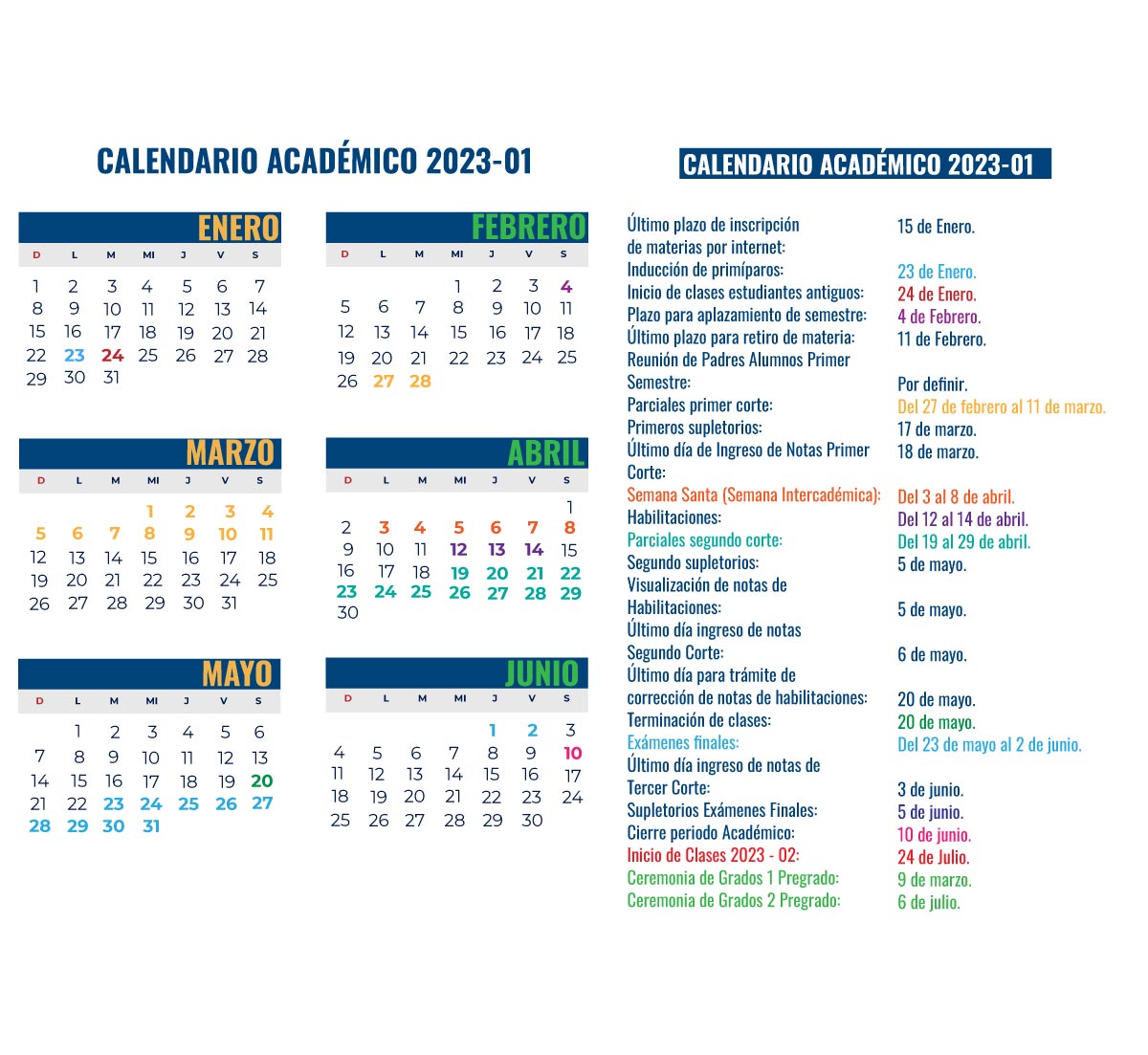 Calendario académico 2023 b 2