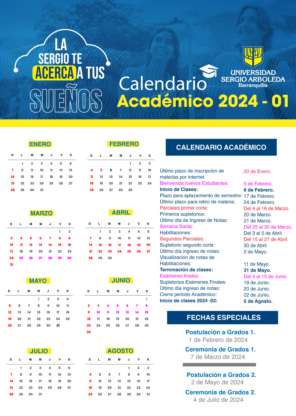 Calendario académico valle del cauca 2024 5