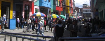 Calle del Bronx en Bogotá