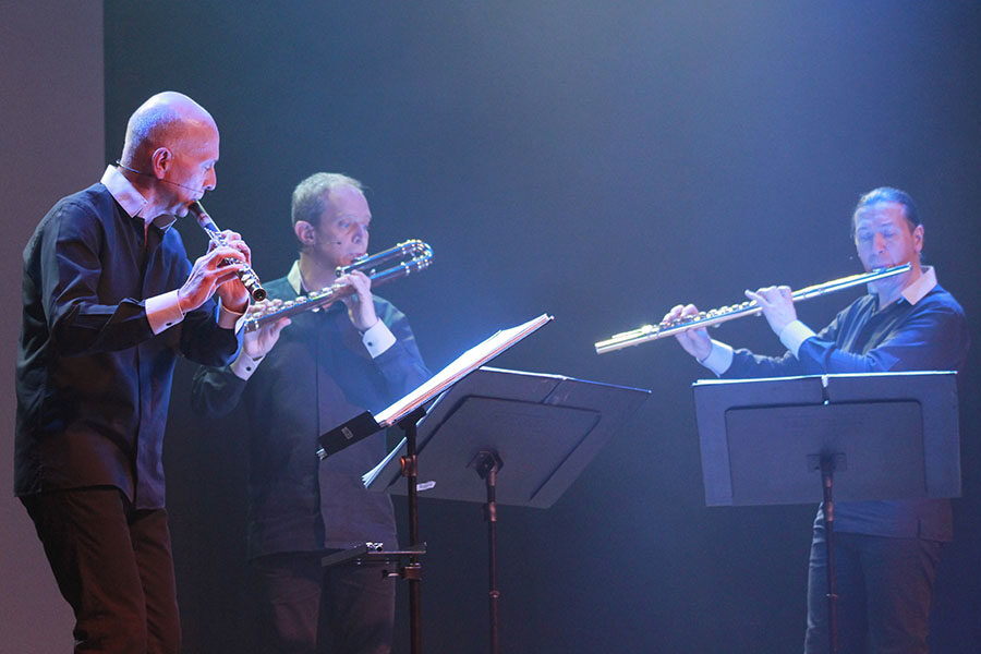 François Daudin Clavaud, Xavier Saint-Bonnet y Michel Boizot.