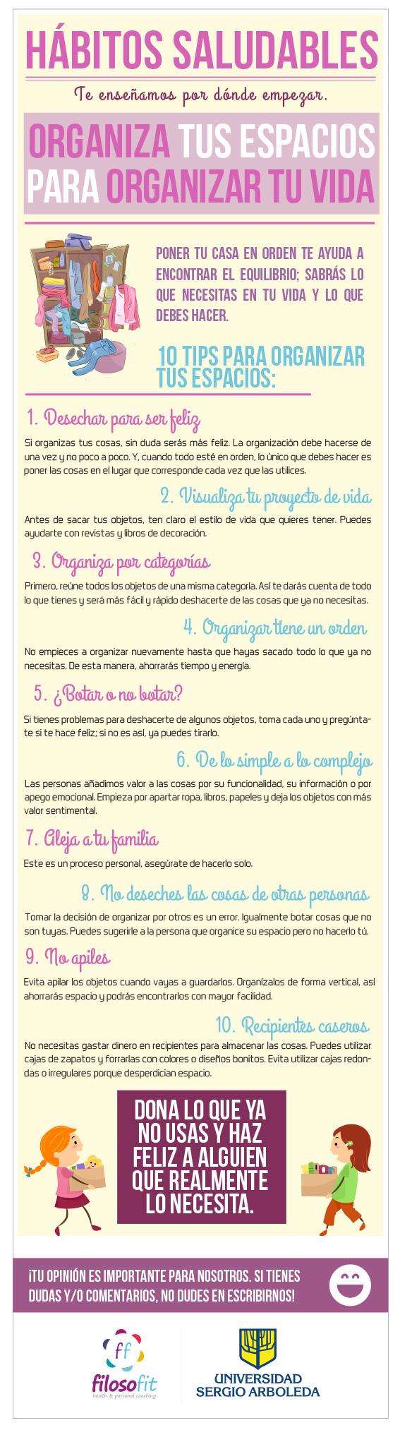 HS - 2TRABAJO - Organizar tus espacios te ayudar a organizar tu vida