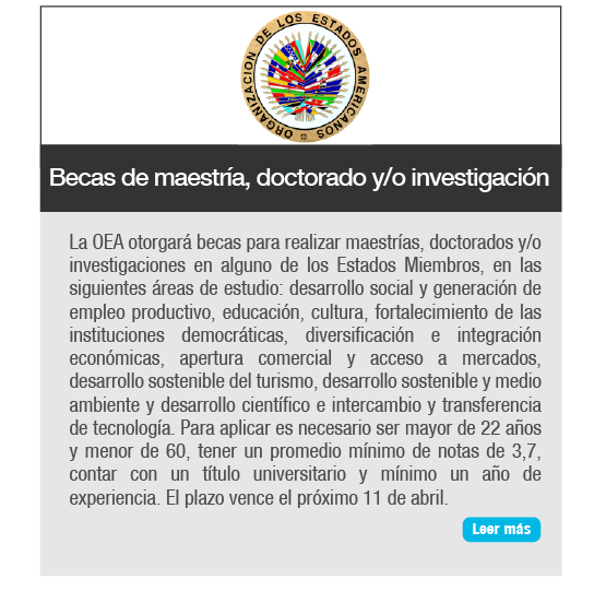 Becas y convocatorias febrero 2018 -20