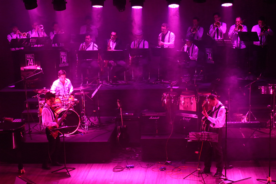 concierto-big-band-marzo-cultura-hall-centro-de-eventos-hall-74-conciertos-gratuitos-escuela-artes-musica-universidad-sergio-arboleda