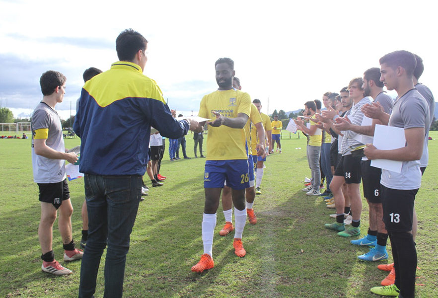 ENTREGA DE RECONOCIMIENTOS A LA SELECCIÓN MASCULINA DE FUTBOL DE LA UNIVERSIDAD SERGIO ARBOLEDA CAMPEONES DEL TORNEO ASCUN DISTRITAL 2019