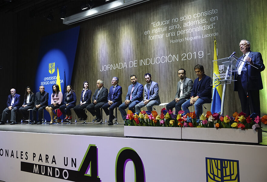 saludoinauguraldelauniversidadsergioarboledaenlainduccion