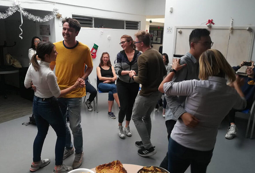 Novena navideña Centro de Idiomas Universidad Sergio Arboleda 3