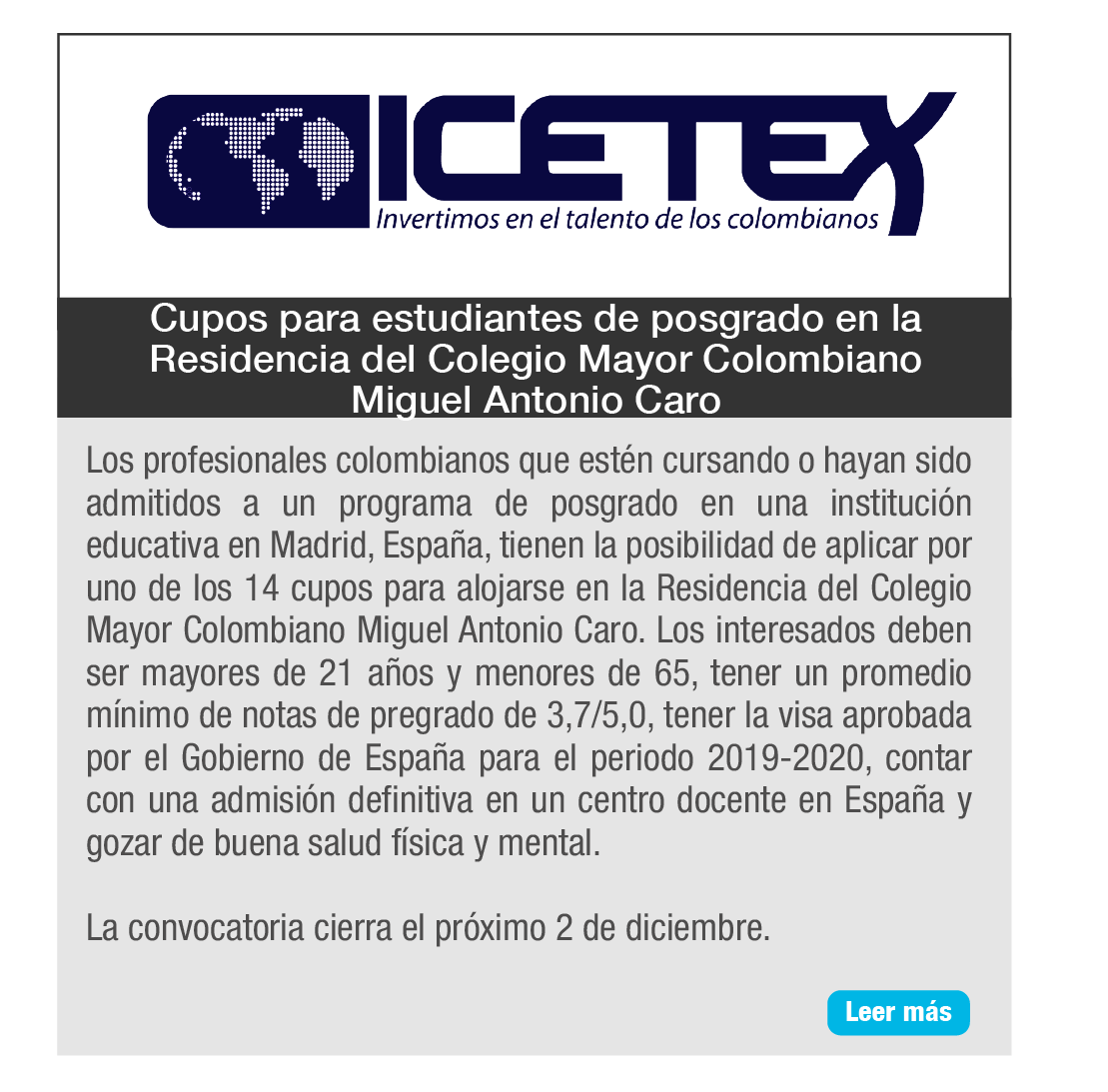 ori news noviembre 2019 universidad sergio arboleda oficina relaciones internacionales internacionalizacion intercambio becas 06