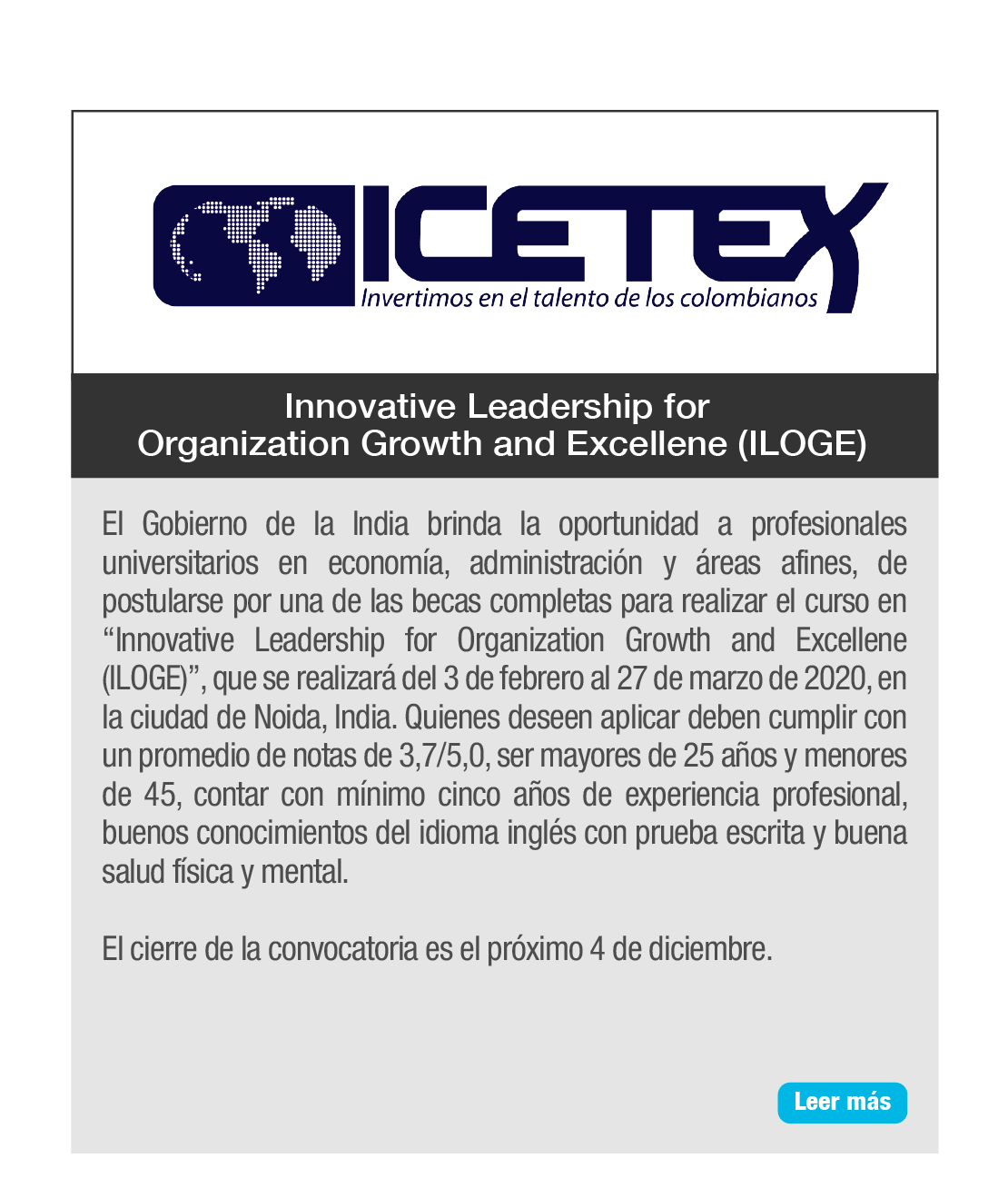 ori news noviembre 2019 universidad sergio arboleda oficina relaciones internacionales internacionalizacion intercambio becas 13