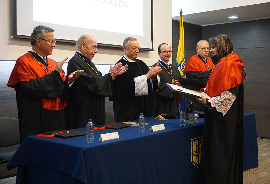 Yinet Lucero Córdoba Amarillo, primera doctora en derecho Universidad Sergio Arboleda