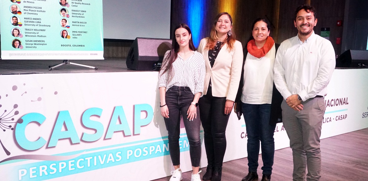 docentes y estudiantes del programa de Ingeniería Ambiental organizaron octavo Congreso Colombiano y Conferencia Internacional de Calidad del Aire y Salud Pública