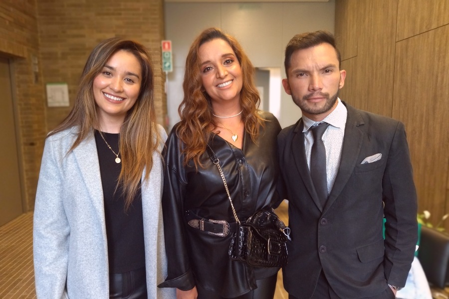 Maria-Luisa-Torres-Maria-Angelica-Sanchez-y-Elizabeth-Garzon-Gonzalez-profesionales-destacados-asistieron-al-foro-de-Egresados-Sergistas.