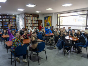 ESTUDIANTES CON DISCAPACIDAD DE LA FUNDACIÓN ABAÍN VISITARON LA UNIVERSIDAD SERGIO ARBOLEDA